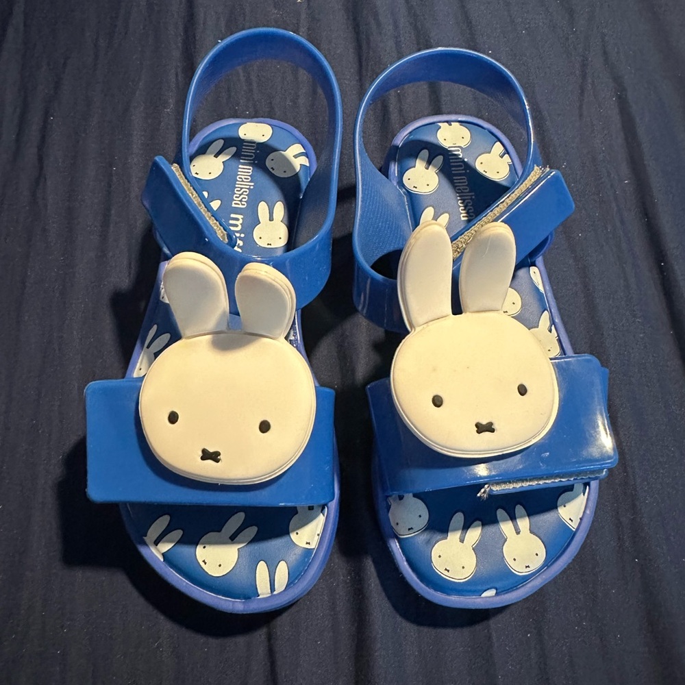 New Mini Melissa x Miffy Bunny Sandals